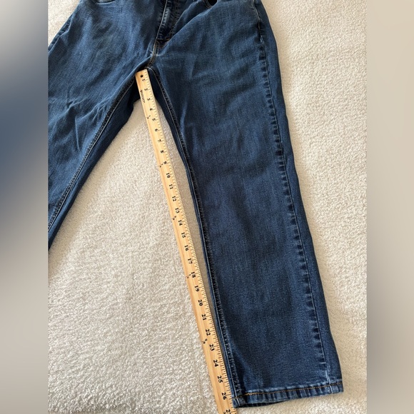 Levi's Dark Blue Straight Men's Jeans W36 L 30 - Picture 8 of 13